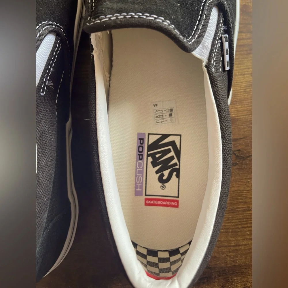 Vans skate slip-on pop Cush Black Sneakers